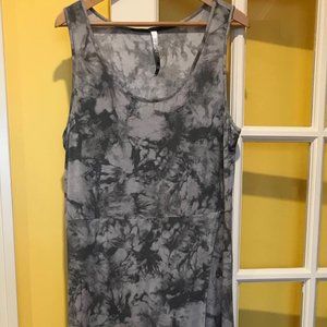 XL Kensie Summer Dress, Tie Dye, Sleeveless, Long